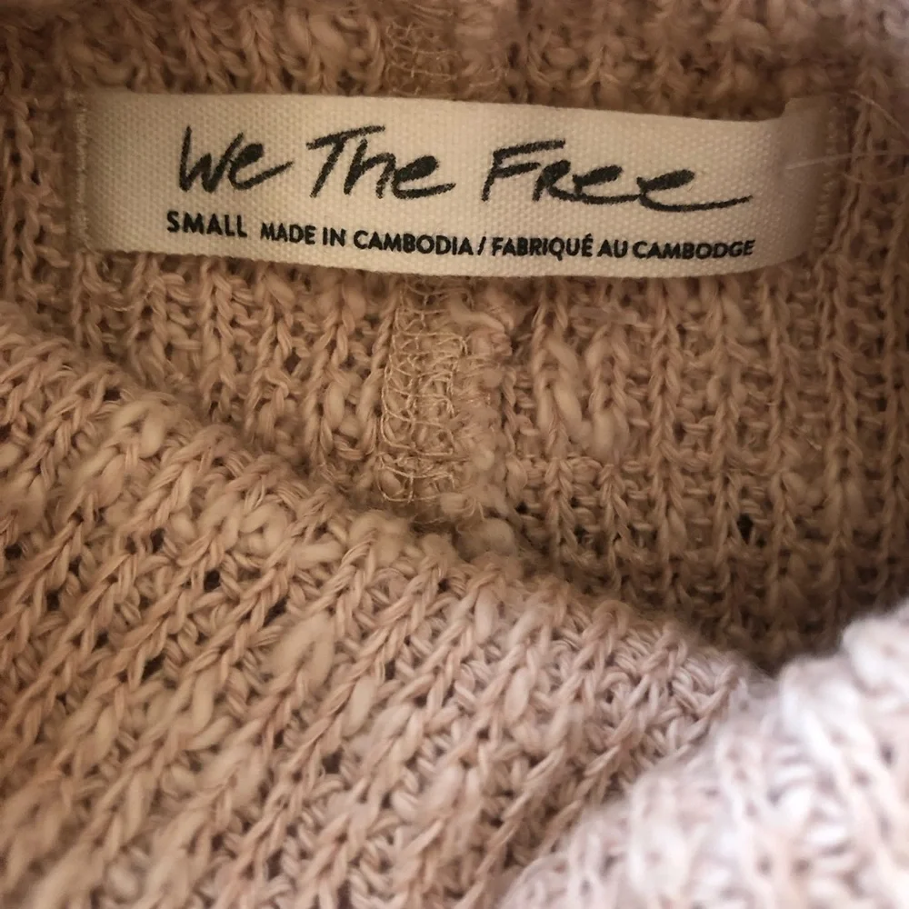 New: Free People We The Free Tommy Turtleneck. Knit. Size Small